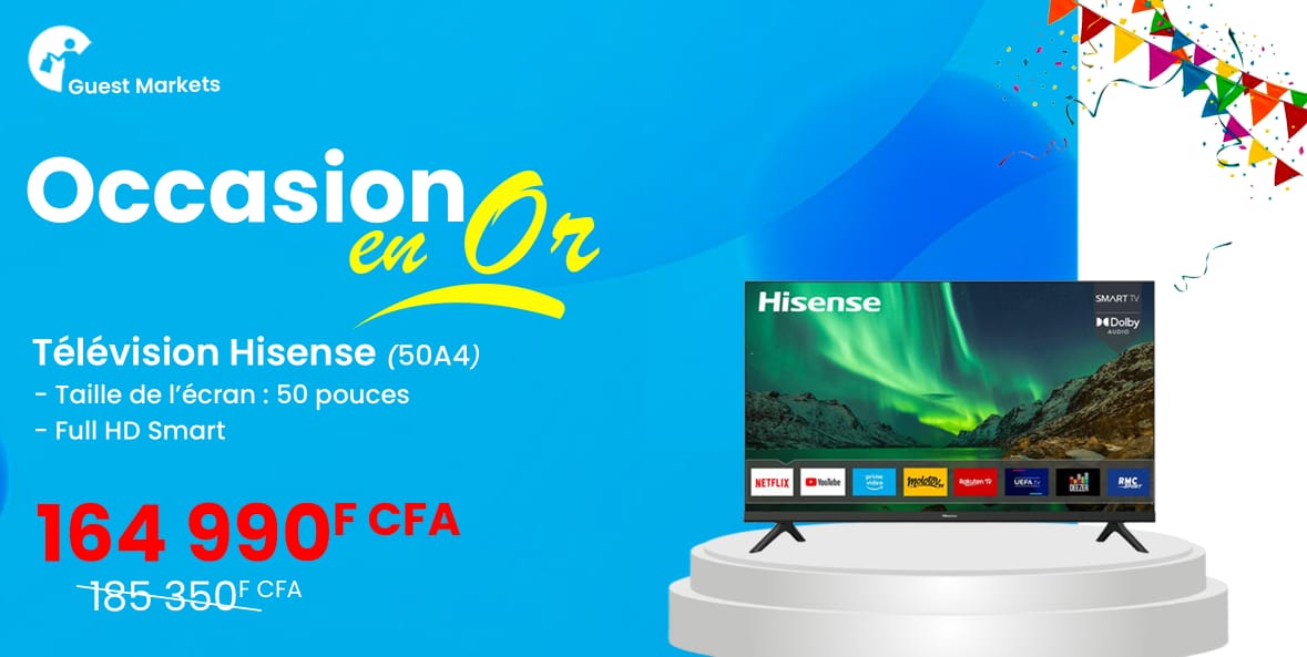Promo télévision Hisense 43 pouces